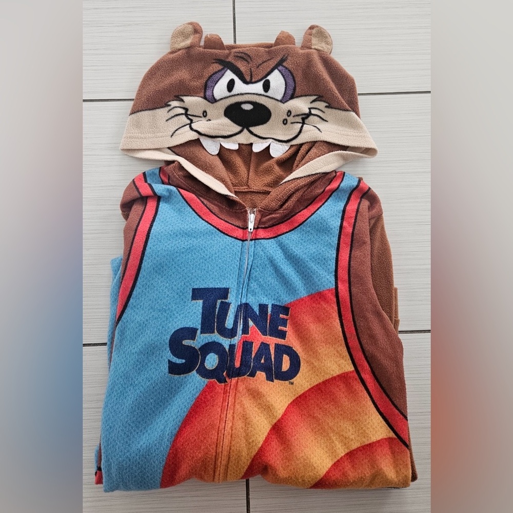 Kids Hooded Onsie/Jumpsuit - Toon Squad - Picture 2 of 4
